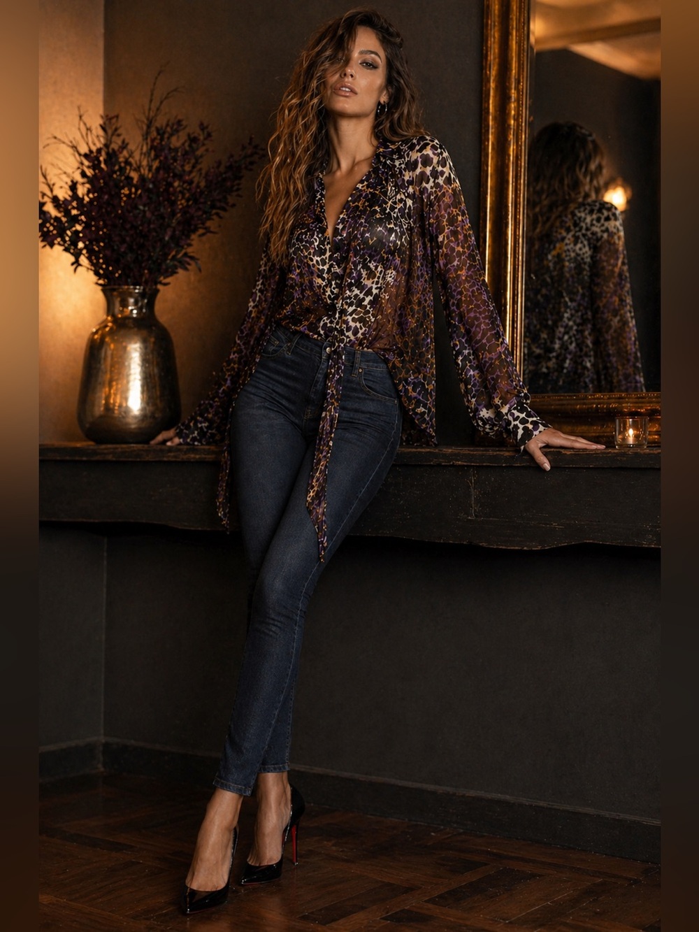 Svetlana 100% Silk Blouse
